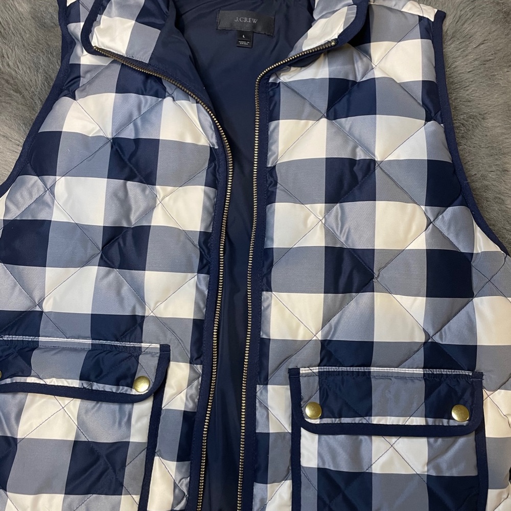 Jcrew Quilted Puffer Vest